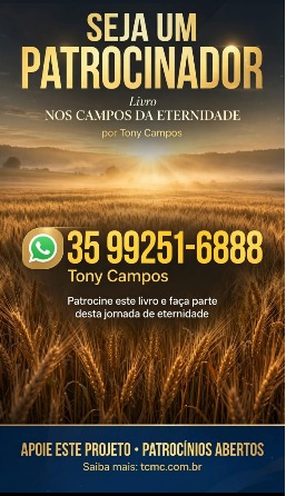 Livro Nos Campos da Eternidade - Tony Campos